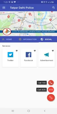 Tatpar Delhi Police android App screenshot 2